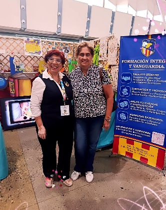 Momento en la Feria del Libro